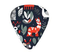Scandinavian Animals Multifaceted Guitar Pick - Clear Sound, And Durability For Individualized Music Experiences.