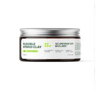 Scandinavian Biolabs Flexible Hybrid Clay | Medium Hold, Natural Finish, Adds Texture & Volume, Water-Soluble, Plant-Based Formula, 90 mL/ 3 Oz