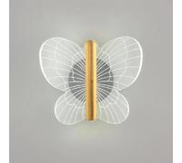 Scandinavian Butterfly Wall Lamp Modern Bedroom Bedside LED Creative Living Room Background Wall Sconces Study Room Coffee Shop Aisle Mounted Lighting Fixture