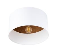 Scandinavian Ceiling Light TELESTO Fabric White E27 LED SOLLUX LIGHTING