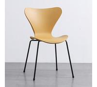 Scandinavian Chair, Modern Backrest Dining and Leisure Stool, Light Luxury Plastic Design for Home and Office Use, Simple and Stylish Addition to Any Space