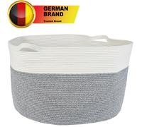 Scandinavian Decorative Cushion Sofa Cushion White Gray Cotton 61cm