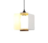 Scandinavian Elegant Hanging Lamp Restaurant Elegant Pendant Lights Industrial Danish Chandelier Square E27Base Ceiling Lighting Fixture for Fast Food Restaurants Office Light Bar Coffee Shop