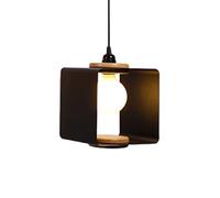 Scandinavian Elegant Hanging Lamp Restaurant Elegant Pendant Lights Industrial Danish Chandelier Square E27Base Ceiling Lighting Fixture for Fast Food Restaurants Office Light Bar Coffee Shop