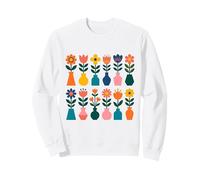 Scandinavian Flower Arrangement Folk Flowers Cottage core Sweatshirt