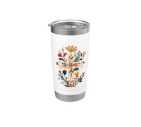 Scandinavian Folk Art Christian Cross Cottagecore Easter Stainless Steel Insulated Tumbler