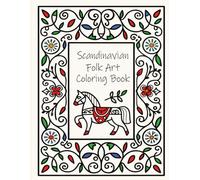 Scandinavian Folk Art Coloring Book: A Peaceful Journey Through Scandinavian Nature and Folk Art , Relaxing Nordi Inspired Designs to Calm Your Mind Beautiful Designs to Color and Enjoy