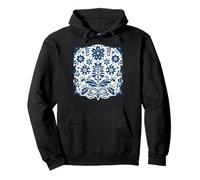 Scandinavian Folk Art Flowers Cottagecore Nature Top Pullover Hoodie