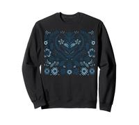 Scandinavian Folk Art Flowers Cottagecore Nature Top Sweatshirt