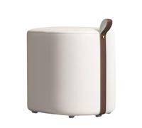 Scandinavian Makeup Stool - Luxurious Dressing Chair for Bedroom, Compact Shoe Bench, Living Room Foot Stool - Ideal for Small Spaces