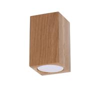 Scandinavian Oak Wood Ceiling Spotlight GU10 Modern Flush Mount Light