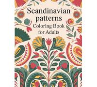 Scandinavian Patterns Coloring Book: 50 Scandinavian Pattern Illustrations | Single-Sided Pages | 8.5" x 11" Format