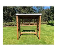 Scandinavian Redwood Garden BBQ Shelter by Charles Taylor Grey