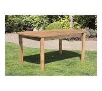 Scandinavian Redwood Garden Oval Table by Charles Taylor