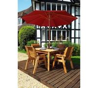 Four Seater Square Table Set Charles Taylor Trading Brown One Size