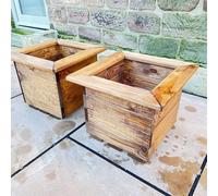 Scandinavian Redwood Garden Planter Set by Charles Taylor