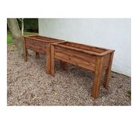 Scandinavian Redwood Garden Raised Planter Set by Charles Taylor