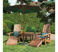 Scandinavian Redwood Garden Relaxer Set by Charles Taylor - 2 Seats