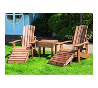 Scandinavian Redwood Garden Relaxer Set by Charles Taylor - 2 Seats