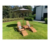 Scandinavian Redwood Garden Relaxer Set by Charles Taylor - 2 Seats