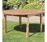 Scandinavian Redwood Garden Round Table by Charles Taylor
