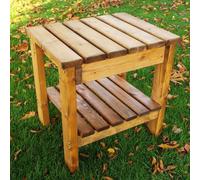 Charles Taylor Companion Table with Shelf, none