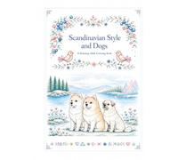 Scandinavian Style and dogs: A Relaxing Adult Coloring Book