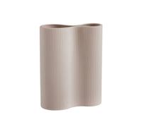 Scandinavian Tall Ceramic Vase Minimalist Unglazed Textured Finish Neutral Beige Home Decor The hot sale Beige