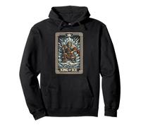 Scandinavian Viking King Of Ice Pullover Hoodie