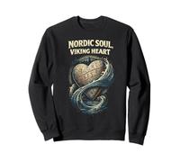 Scandinavian Viking Nordic Soul Viking Heart Sweatshirt