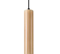 BOHO Pendant Lamp LINO 1 Wood Natural Wood GU10 LED SOLLUX LIGHTING Living room