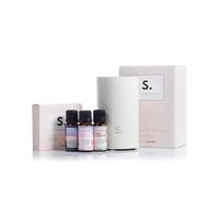 Scandiscents The Sleepy Trio Complete Kit - Essential Oil Diffuser with Waterless Technology | Quiet White Diffuser for Relaxation, Sleep & Halo Home Aromatherapy