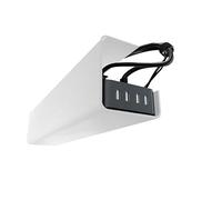 Scanfield Set of 2 Cable Tidy Under Desk Cable Management, Under Desk Cable Management Tray, Maximises Airflow, Spacious Cable Tray Wire Organiser, Screwfree Installation, Modular Cable Rack Storage