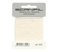 Scanfil 40020-002 Darning Thread, White, 15 m