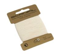 Scanfil Cotton Thread Mending Darning Repair 15 Metres Socks Jumpers Scarf 616D, 01 Cream, 2 (30m)