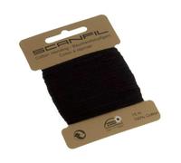 Scanfil Cotton Thread Mending Darning Repair 15 Metres Socks Jumpers Scarf 616D, 03 Black, 1 (15m)