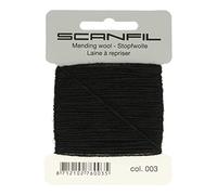 Scanfil Darning Yarn Black 15m Metre 40020-003