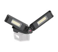 Scangrip Duo Connect 2500 Lumen LED Flood Light, Power Tool Battery Operated, Portable, Two Flexible Lamp Heads, Lightweight and Compact Design