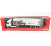 Scania 143 SL Box Trailer 125 Years Scania 1:87 Herpa