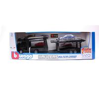 Scania S730 Highline Cab Car Carrier + Lamborghini Urus 1:43 Model BBURAGO