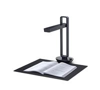 Scanner Book Scanner Aura Pro Portable Document Scanner 14MP Max A3 Size with Smart OCR Led Table Desk Lamp for Family Home Office for Live Demo Web Conferencing Remote Teaching (Dark Gray E)