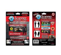 Scanner Guard RFID Blocking Card - Credit Card Protector Patented Lab Tested Identity Protection, As Seen On QVC, Protects Card Info From Being Stolen - Insert Into Wallet for Instant Protection