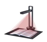 Scanner Portable Book Scanner Document Max A3 Size with Smart OCR Led Table Desk Lamp for Family Home Office for Live Demo Web Conferencing Remote Teaching (Dark Gray U)