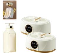 Scanovas Wireless Inflatable Shirt Self Shirt Ironing Machine, Scanovuss Portable Dryer, Collapsible Automatic Wireless Vertical Steam Home Use Ironing Machine for Apartment, Travel (2 PCS)