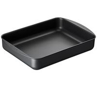 Scanpan Classic 39 x 27 cm Roasting Pan | Roasts Meat, Poultry & Vegetables, Metal Utensil Safe, Made in Denmark, Recycled Aluminum Body, Nonstick Releases Food Easily