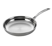SCANPAN Fusion 5 Stainless Steel Induction Frying Pan, 26 cm, Multi-Layer Construction, Pan for All Hobs, Beard Pan with Comfortable Handle, Oven-Safe