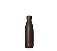 Scanpan Vacuum Stainless Steel Water Bottle 500 ml Water Bottle BPA , 24 Hours Cooling & 12 Hours Warm, Stainless Steel to go, Insulated Flat, Travel Flat in V (Brown Granite To Go)