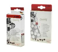 Scanpart coffee machine cleaning kit 10 cleaning tablets + 6 descalers Effective removal of grease and limescale deposits from automatic and piston coffee machines