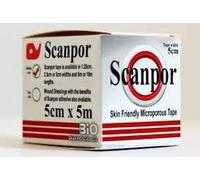 Scanpor Microporous Surgical Tape 5cm x 5m (x2 Rolls)