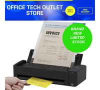 ScanSnap iX1300 Automatic Document Scanner - Black - Business Card to A4, Duplex, USB 3.2 and WiFi